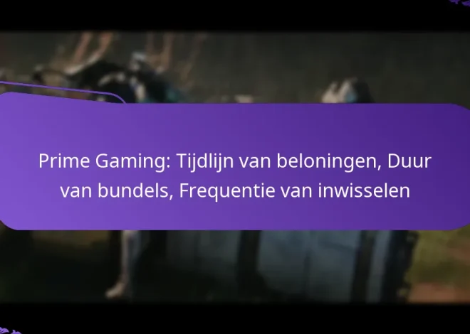 Prime Gaming: Tijdlijn van beloningen, Duur van bundels, Frequentie van inwisselen