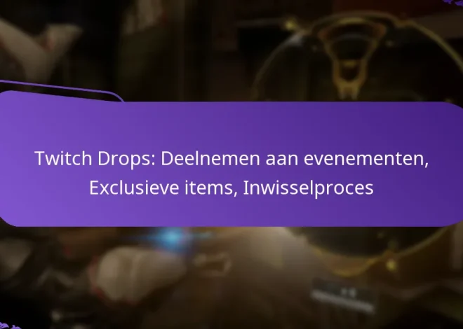 Twitch Drops: Deelnemen aan evenementen, Exclusieve items, Inwisselproces