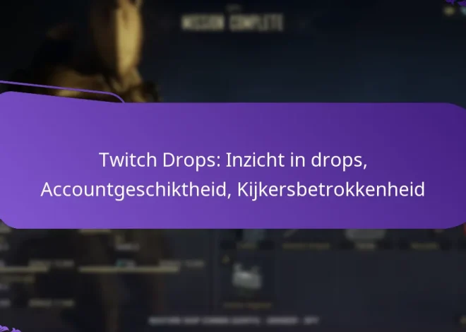 Twitch Drops: Inzicht in drops, Accountgeschiktheid, Kijkersbetrokkenheid