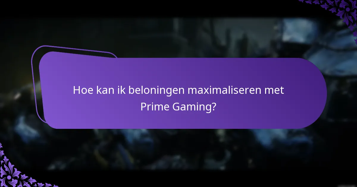 Hoe beheer ik mijn Prime Gaming-accountinstellingen?